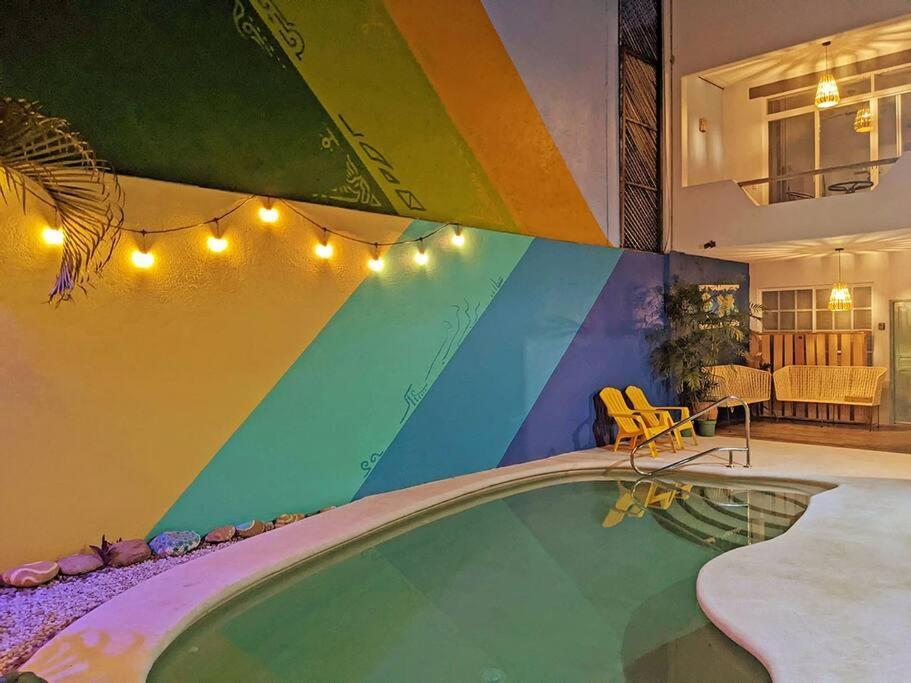 Studio -Trees At Mikasa- Near Beach, Pool, Fast Wifi, Ac & King Bed ปูแอร์โตเอสกอนดิโด ภายนอก รูปภาพ